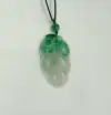 "Smoke and Rain Non-jadeite Pendant, high-end African jadeite natural jade pendant, large pendant for family business. details Picture